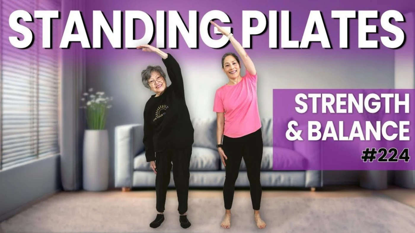 Pilates de pie para mayores de 60 a&ntilde;os: mejora la fuerza y el equilibrio para personas mayores