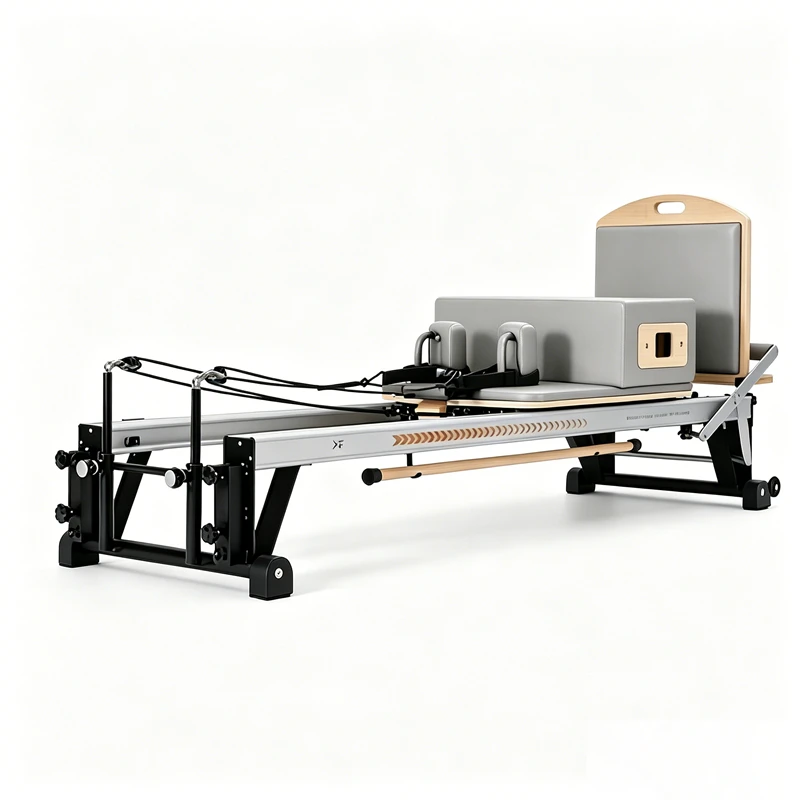 Reformador de Pilates de aluminio MJD-W44 con marco de soporte de metal