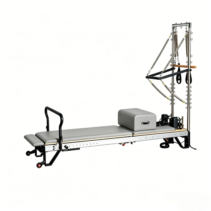 Reformador de Pilates de aluminio MJD-W35 Studio con media torre