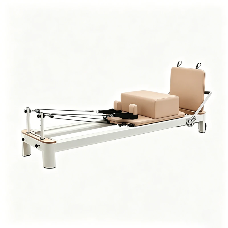M&aacute;quina de entrenamiento f&iacute;sico comercial Pilates Reformer de aluminio MJD-W29