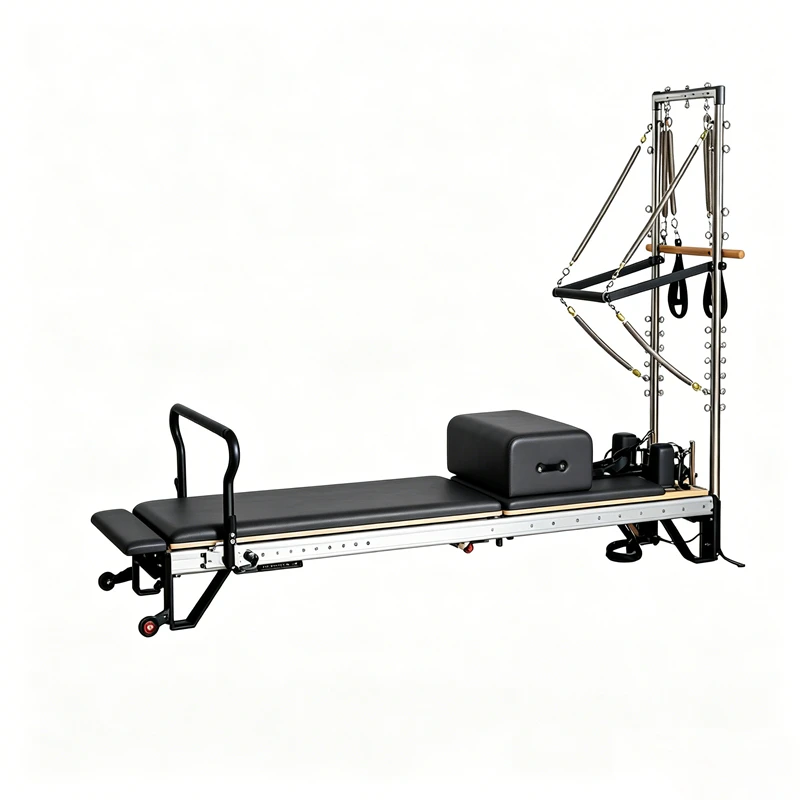 Reformador de Pilates de aluminio MJD-W35 Studio con media torre