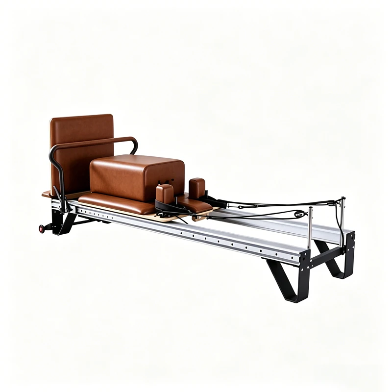 Equipo de entrenamiento multifuncional para hogar y gimnasio, reformador de Pilates de aluminio MJD-