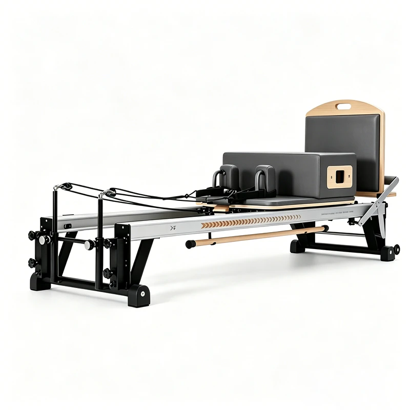 Reformador de Pilates de aluminio MJD-W44 con marco de soporte de metal