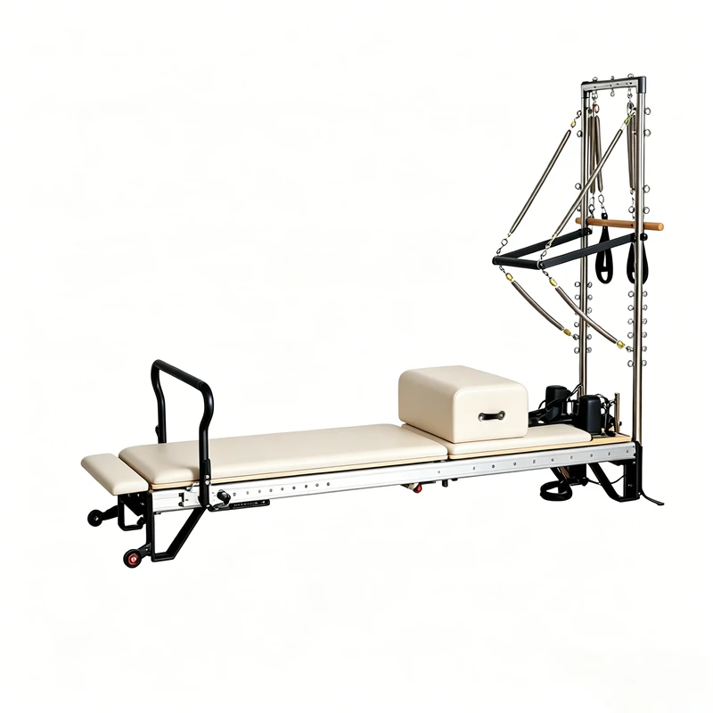 Reformador de Pilates de aluminio MJD-W35 Studio con media torre
