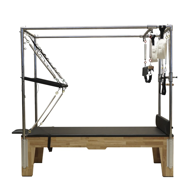 MJD-M201A Mesa trapecio de madera para Pilates Cadillac (todos los accesorios est&aacute;n incluidos)