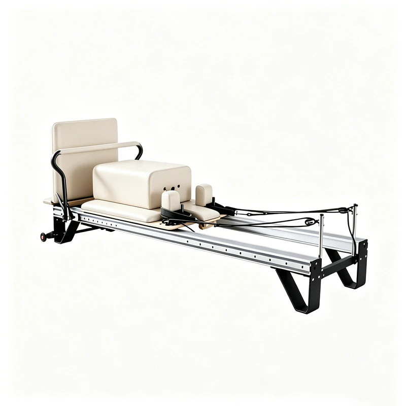 Equipo de entrenamiento multifuncional para hogar y gimnasio, reformador de Pilates de aluminio MJD-