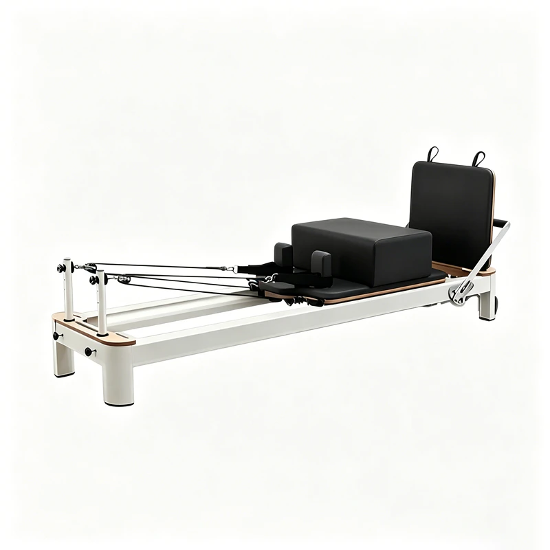 M&aacute;quina de entrenamiento f&iacute;sico comercial Pilates Reformer de aluminio MJD-W29