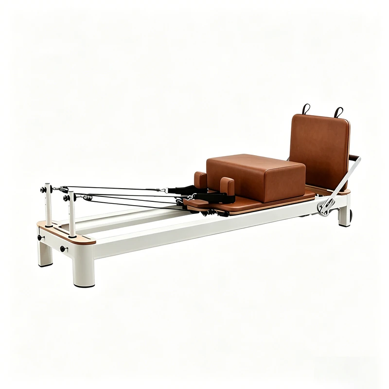 M&aacute;quina de entrenamiento f&iacute;sico comercial Pilates Reformer de aluminio MJD-W29