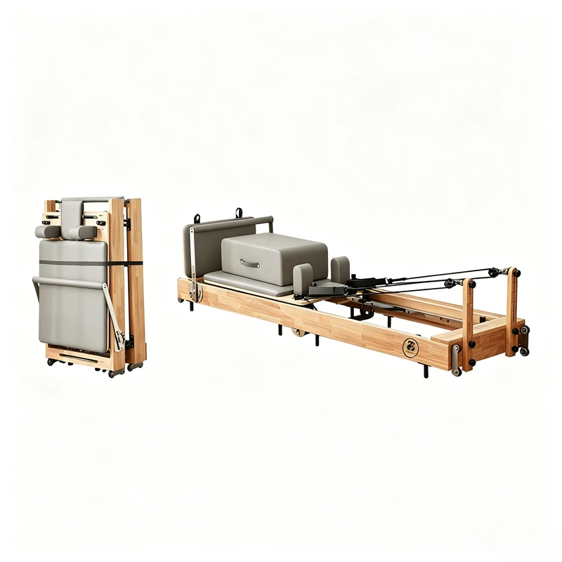 M&aacute;quina plegable del entrenamiento del cuerpo completo de los pies de acero resistentes del reformad