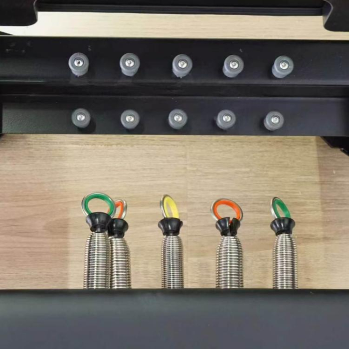 Máquina reformadora negra de Pilates 3 en 1 de aluminio de pista completa MJD-W54