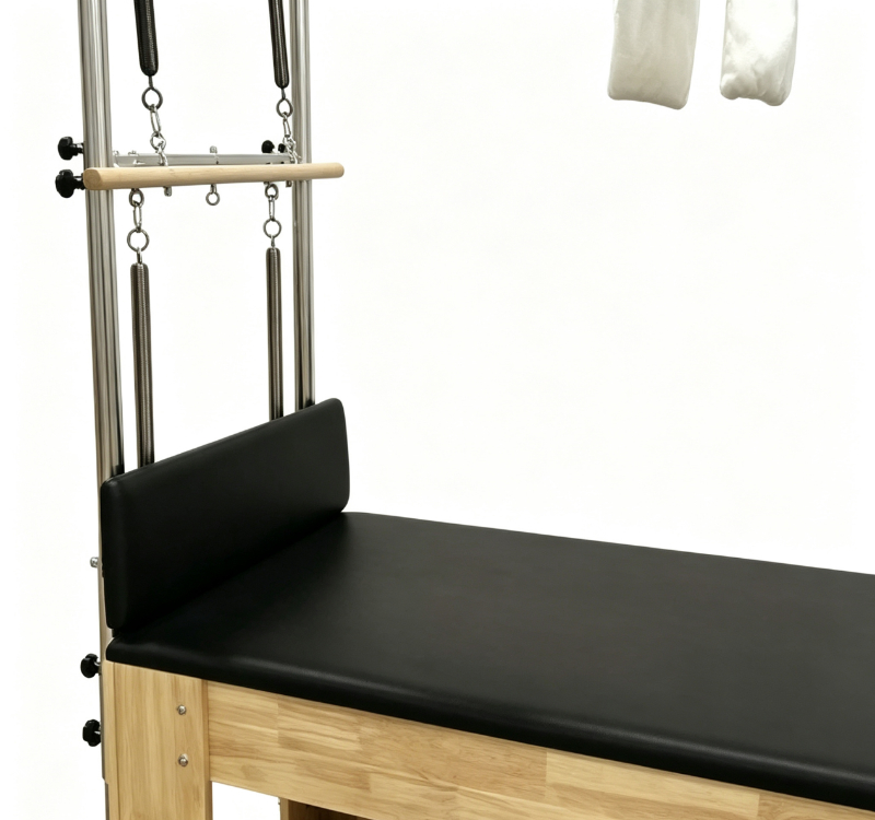 MJD-M201A Mesa trapecio de madera para Pilates Cadillac (todos los accesorios están incluidos)