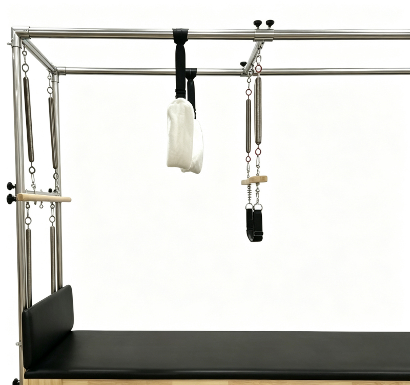 MJD-M201A Mesa trapecio de madera para Pilates Cadillac (todos los accesorios están incluidos)