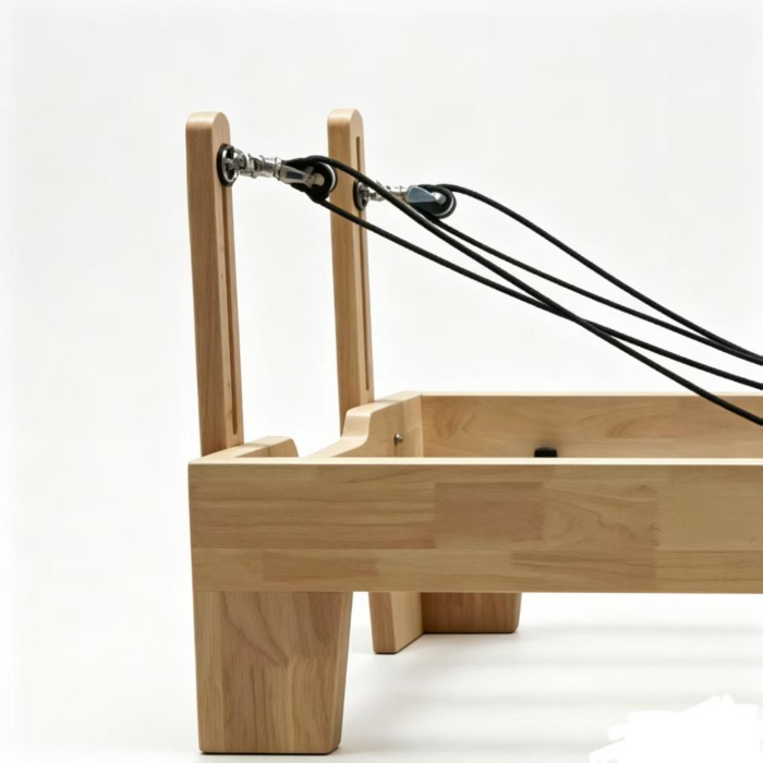 Reformador de Pilates de madera de roble MJD-M101A con pata de madera