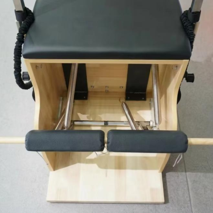 Equipo de entrenamiento de silla Wunda de Pilates de madera de roble macizo MJD-M401A