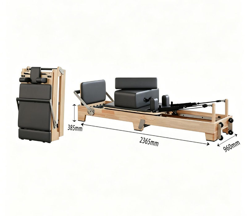 Reformador de Pilates plegable de madera de arce MJD-W55A