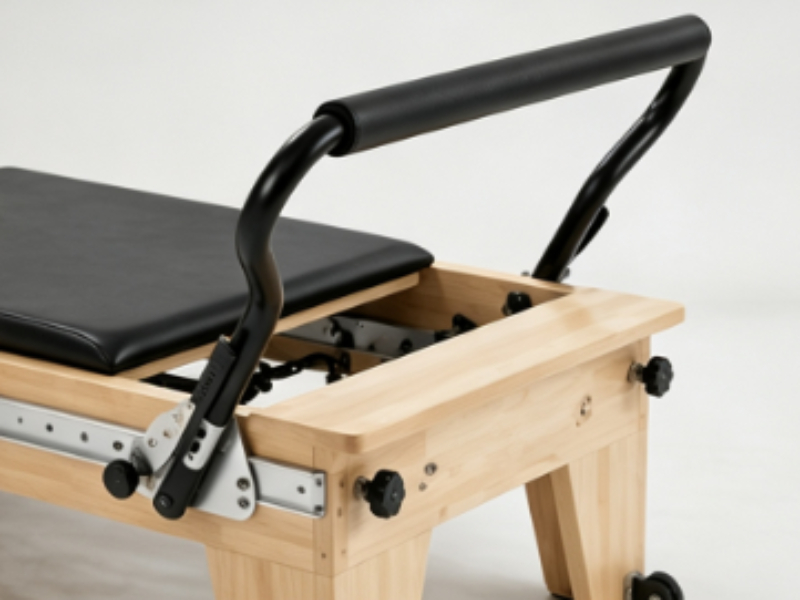 Reformador de Pilates de madera de arce ajustable MJD-W46A con pista completa