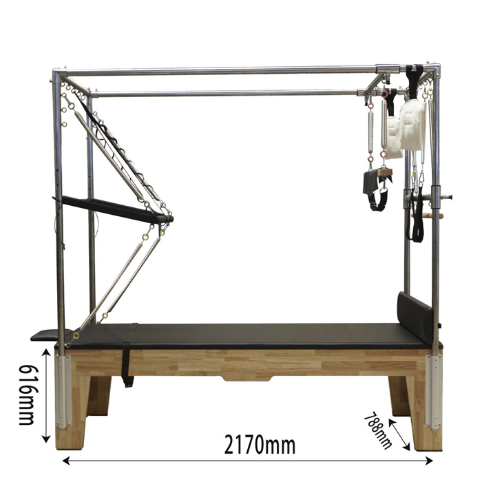 MJD-M201A Mesa trapecio de madera para Pilates Cadillac (todos los accesorios están incluidos)