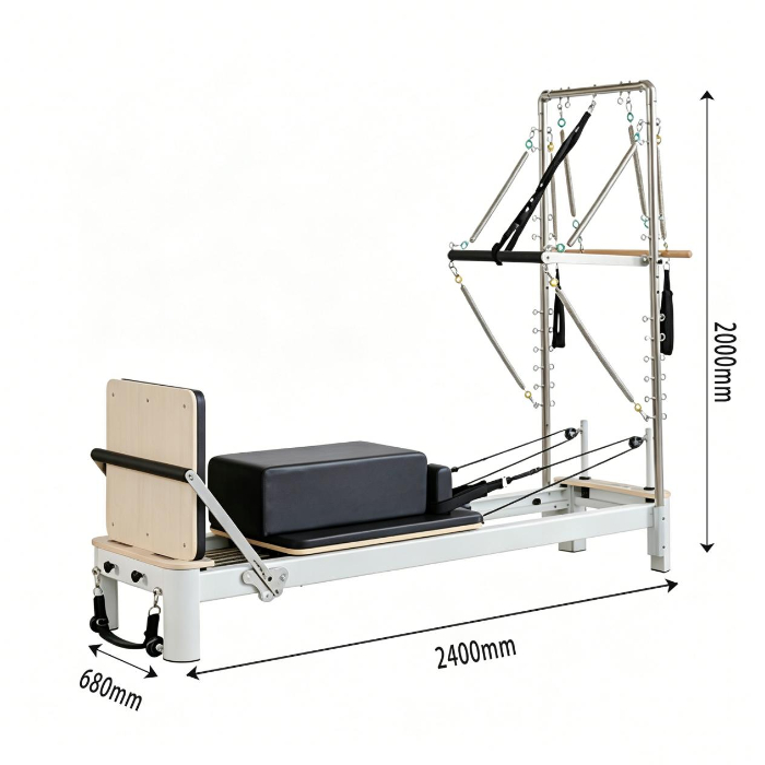Reformador de Pilates de aluminio MJD-W41 con media torre