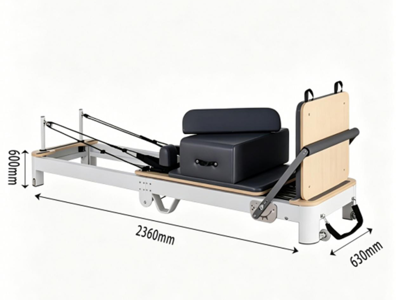 Reformador de Pilates de aluminio premium MJD-W40 plegable con patas de soporte de aleación